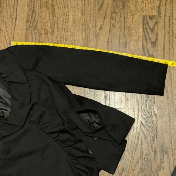 INC Ruffle Front hip length Jacket - Picture 7 of 15